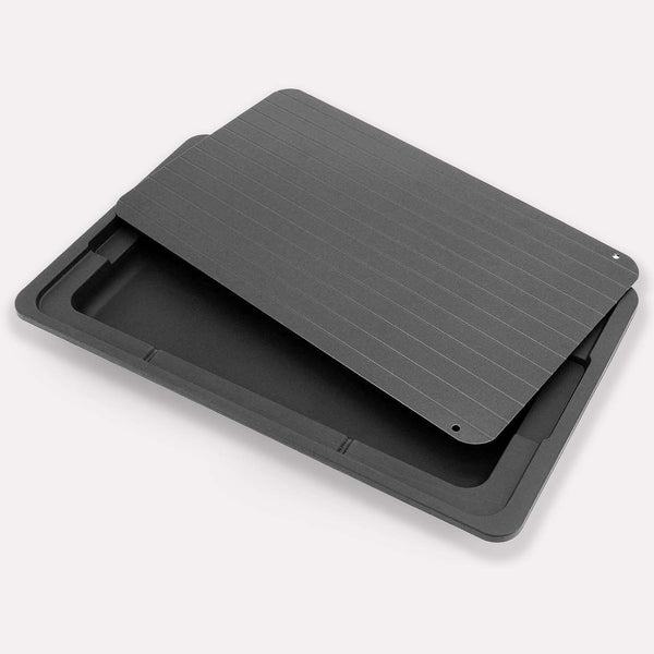 Design Optøningsplade - Mørkegrå Metal, Moderne Mat Finish til Køkken