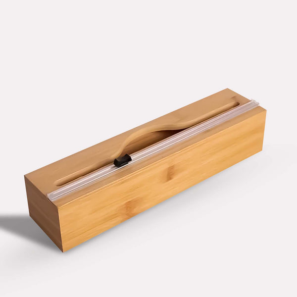 Filmdispenser i Bambus - Lysebrun, Bæredygtigt Design til Køkken & Madlavning