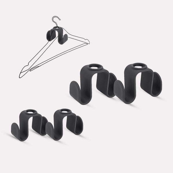 Kroge for Optimal Organisering - Sort Plast med Moderne Look