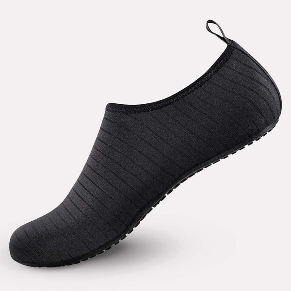 Skridsikre Strandsokker fra Elm & Mälling - Sort & Mønstret i Størrelser 36-47