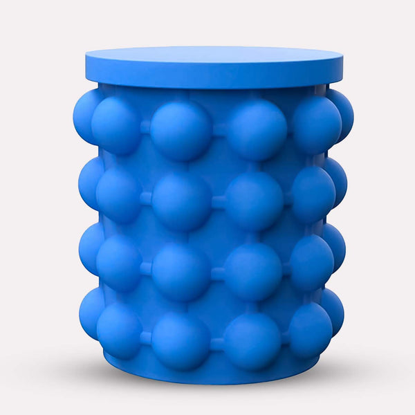 Silikone Isspand med Koboltblå Nuancer - Kompakt Design & Fødevaregodkendt Materiale