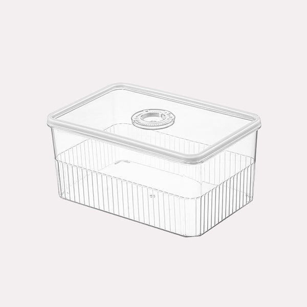 Opbevaringsbøtter i Klar Plast - Lille, Medium, Stor - Effektiv Køkkenorganisation