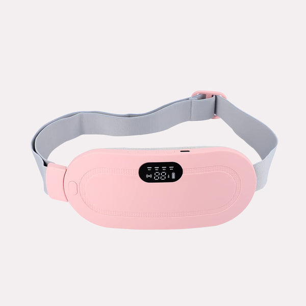 Design Varmepude i Lyserød og Grå - Ergonomisk Komfort til Menstruationslindring