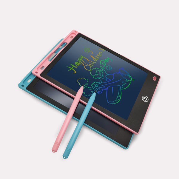 Tegnetablet Børn med Skærm - Kreativ og Læring - Sort, Pink, Plastikramme