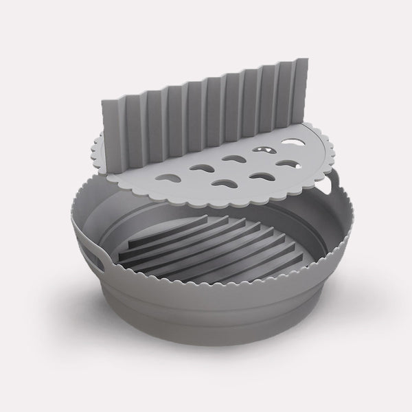 Silikoneform Rund med Opdeler til Bagning - Høj Kvalitet, Fleksibel og Slidstærk