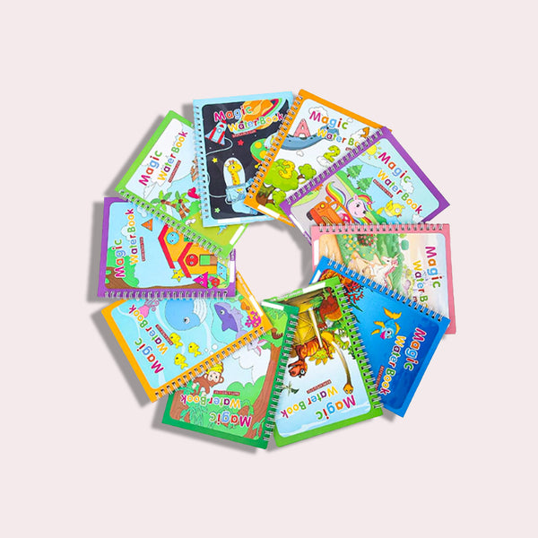 Magisk Vandmalebog – Farverig Kreativitet for Småbørn 3–6 år, Genanvendelig