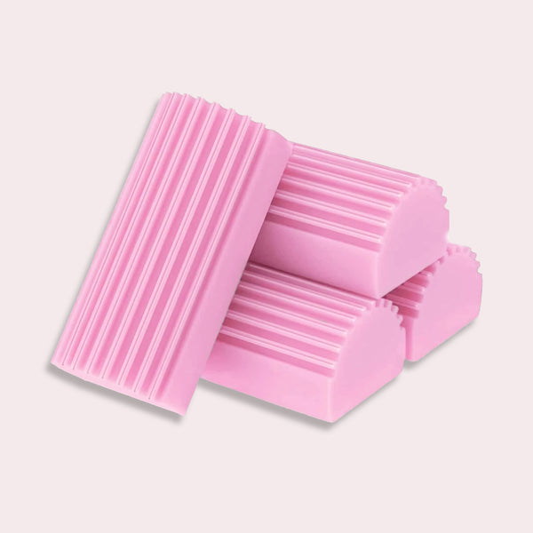 Silikonesvampe - 4 stk. Hygiejniske, Lyserøde og Genanvendelige til Effektiv Rengøring