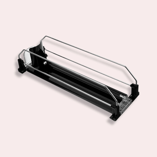 Dåseorganizer - Sort Metal, Elegant Opbevaring til Køkken og Bar