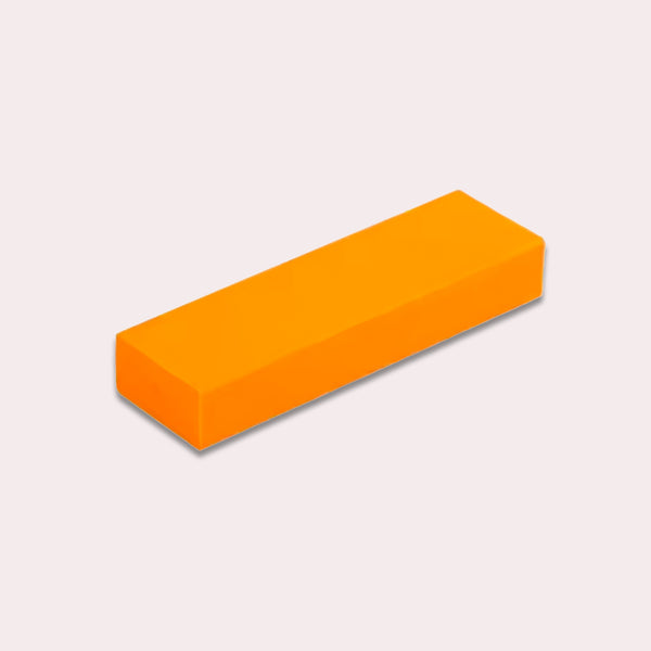 Kalkfjerner Svamp - Moderne Orange, Gummi, Ideel til Fliser & Armaturer