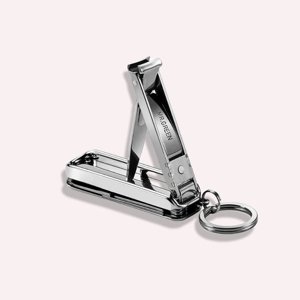 Negleklipper i rustfrit stål med 6-i-1 funktion, kompakt design