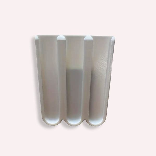 Kaffekapselholder til Nespresso - Moderne, Slank og Hvid Plastdesign