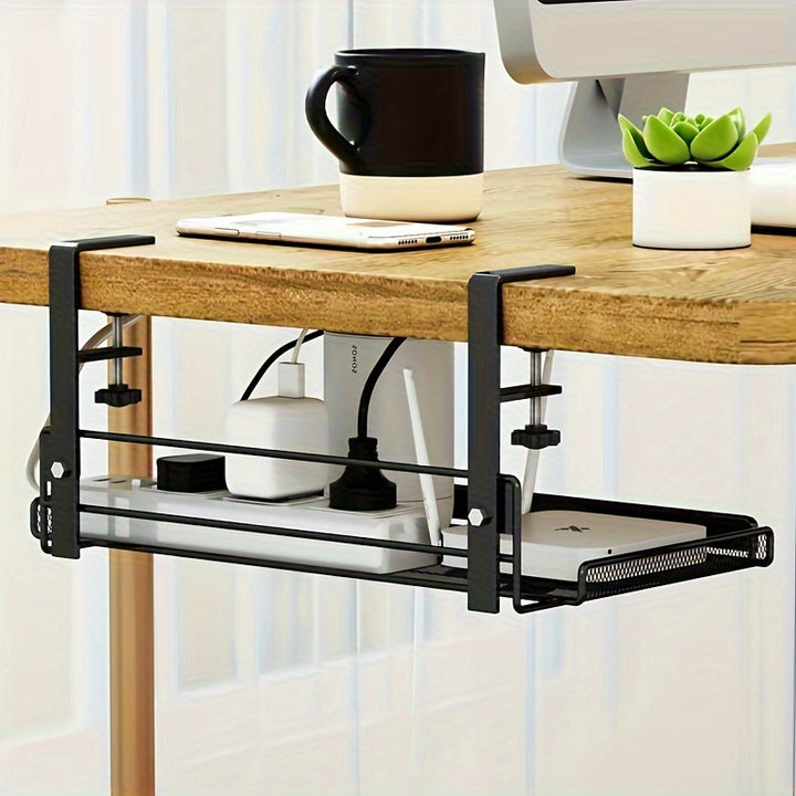 Ledningsskjuler til skrivebord  Smart opbevaring til stikdser og opladere