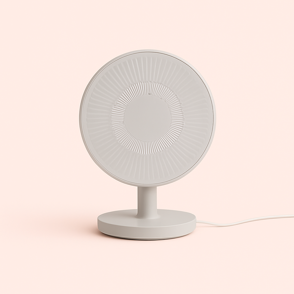 Støvdæksel til Ventilator - Skandinavisk Design og Kvalitet - Grå Plastik